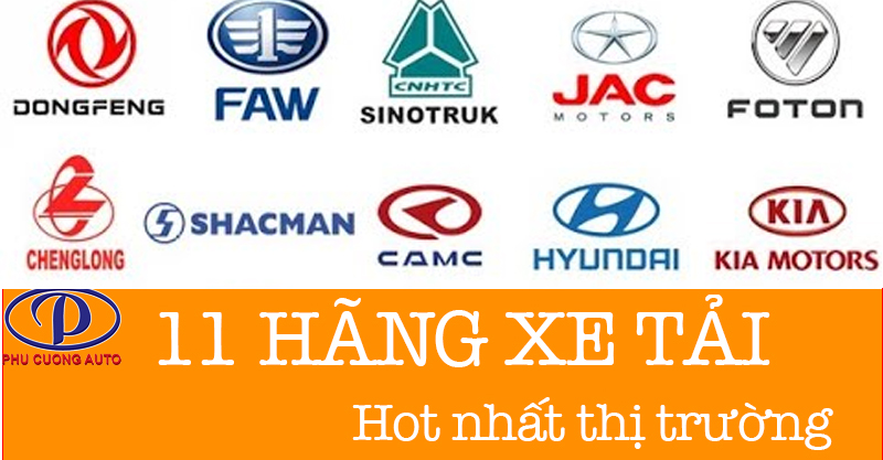 11 hãng xe tải đang làm mưa làm gió thị trường hiện nay