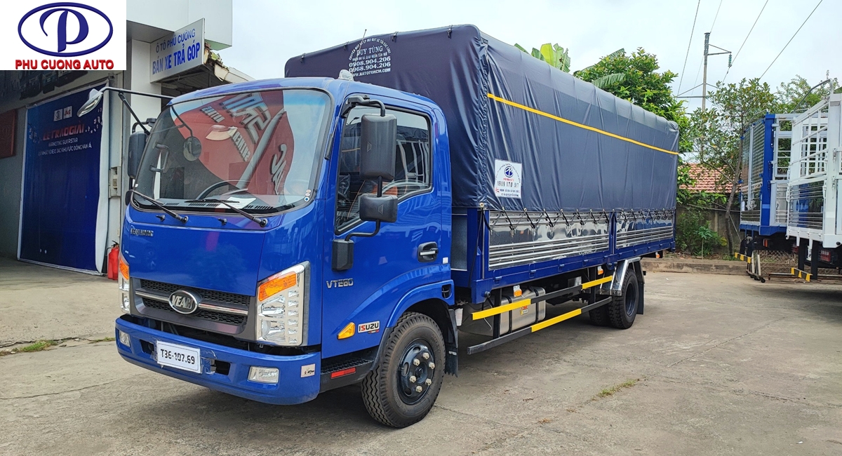 Xe tải Veam VT260 1,9 tấn vào được thành phố