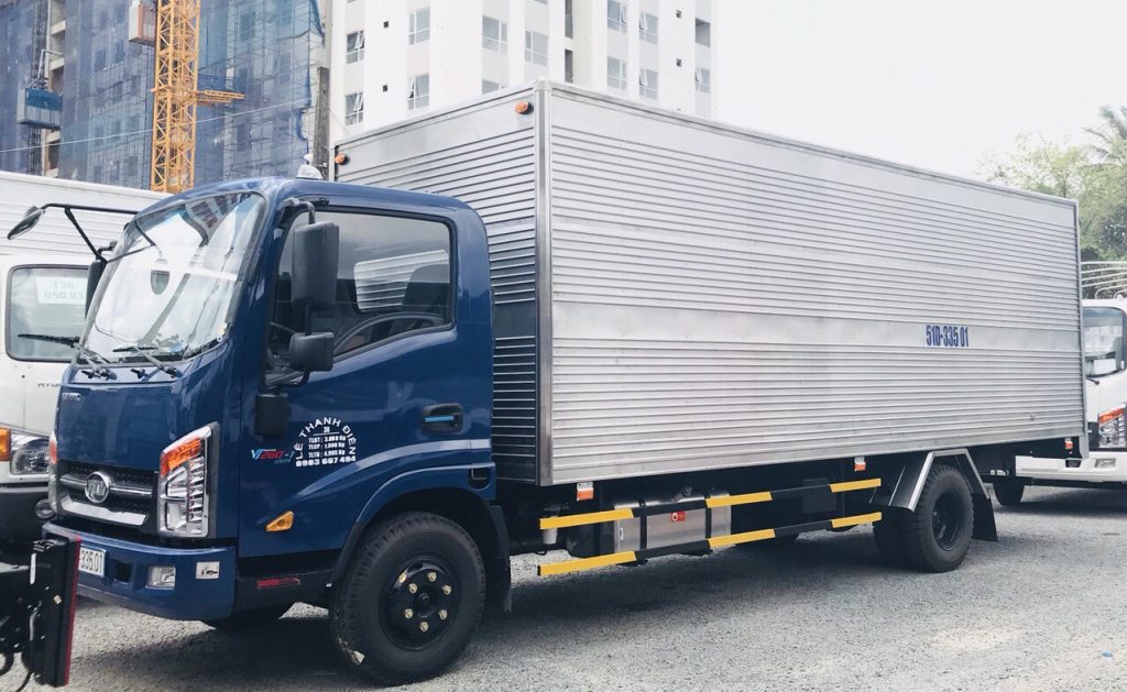 Xe tải veam thùng 6m2 chuyên dùng cho các hàng hoá cồng kềnh