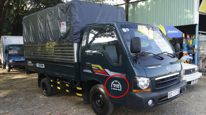 Tải trọng xe cần lưu ý