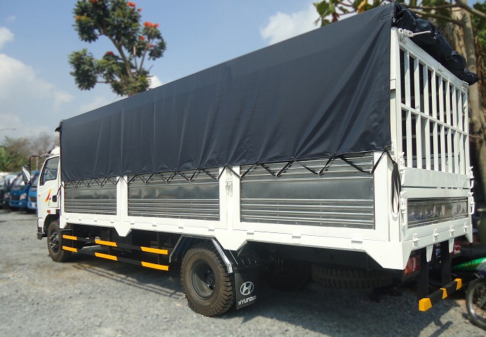 Thùng xe tải Veam VT490 dài 6,1 m