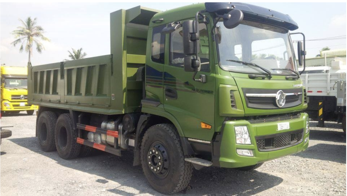 Xe ben Dongfeng Trường Giang 3 chân 14.1 tấn