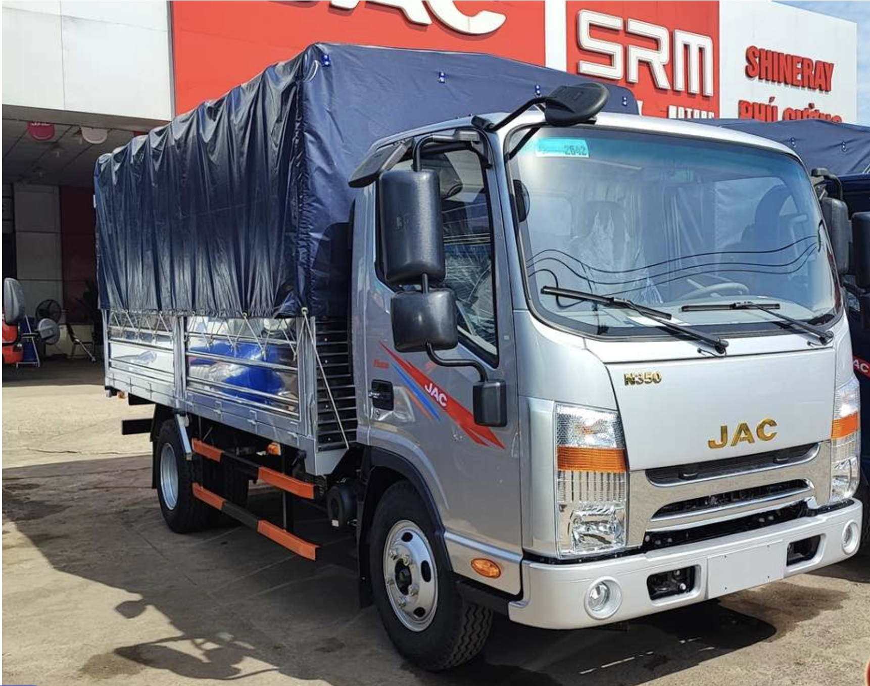Xe tải JAC N350S thùng bạt trả góp từ 5 - 7 năm 