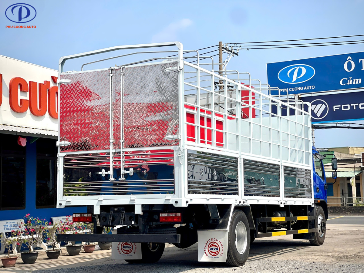 thùng hàng xe tải dongfeng captain c