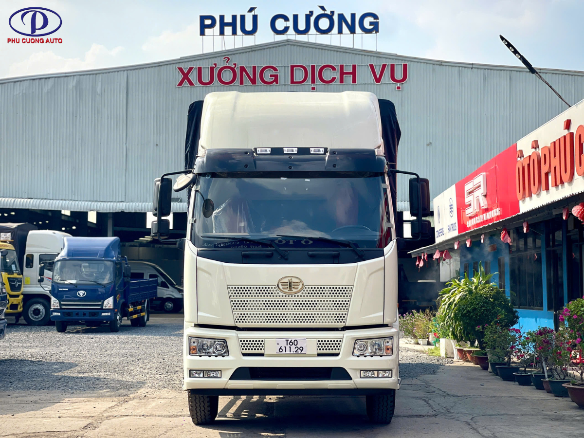 cabin xe tải faw j6l thùng bạt bửng nâng