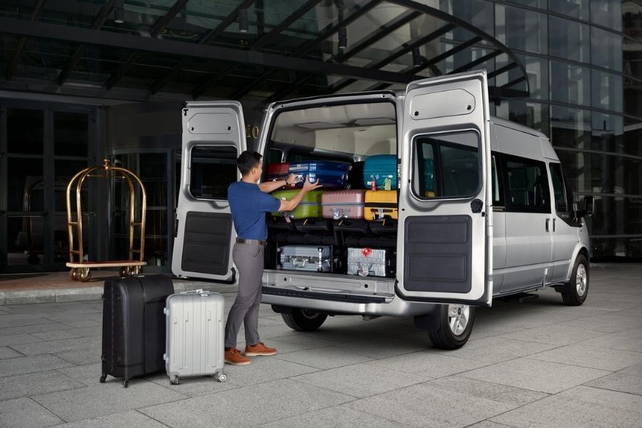 xe đón sân bay jac 16 chỗ 
