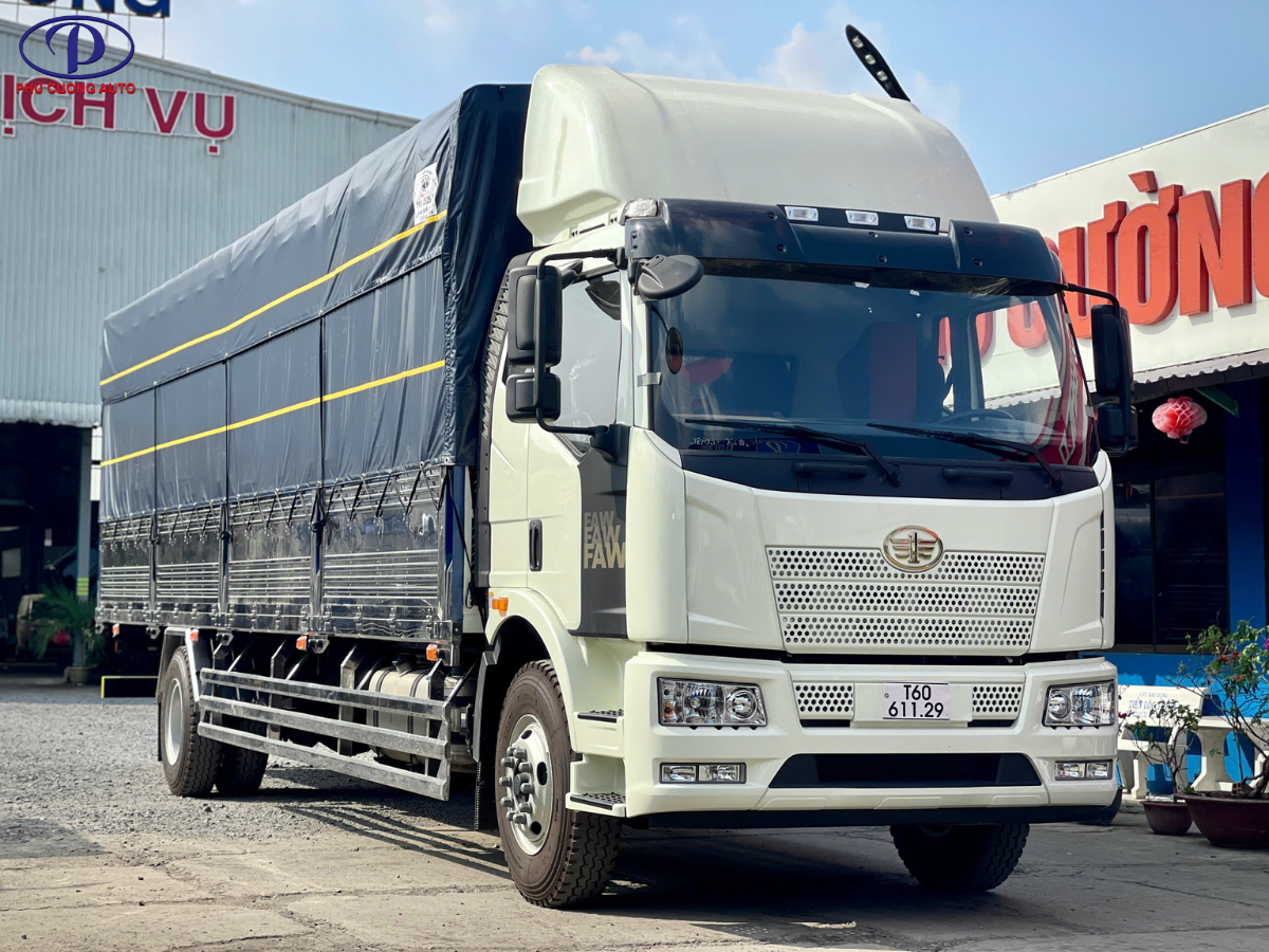 nguồn gốc xe faw j6l thùng bạt bửng nâng