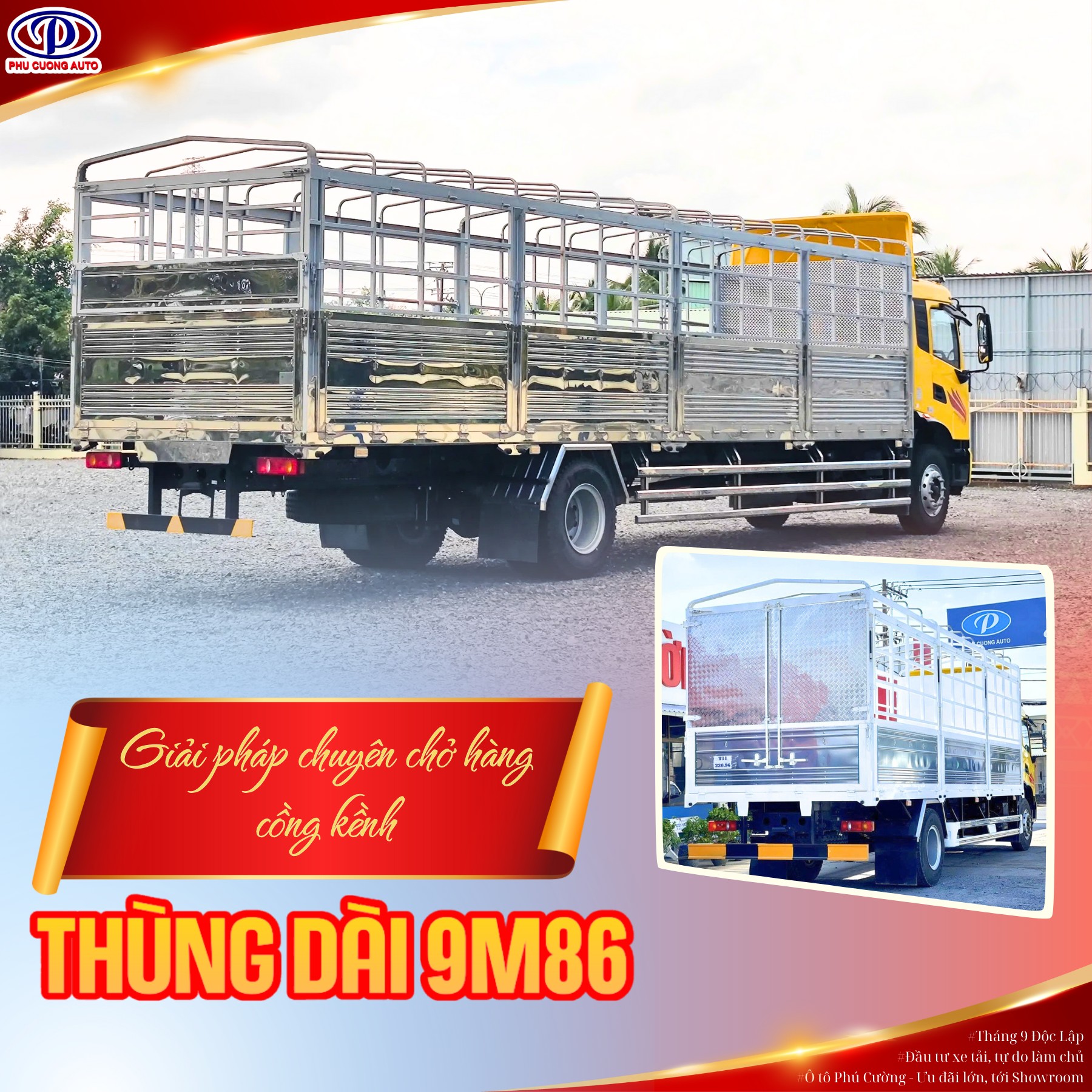 Dongfeng KR180 7.9 tấn, thùng 9.86 m Dongfeng KR180 7.9 tấn, thùng 9.86 m thích hợp cho vận chuyển hàng công nghiệp