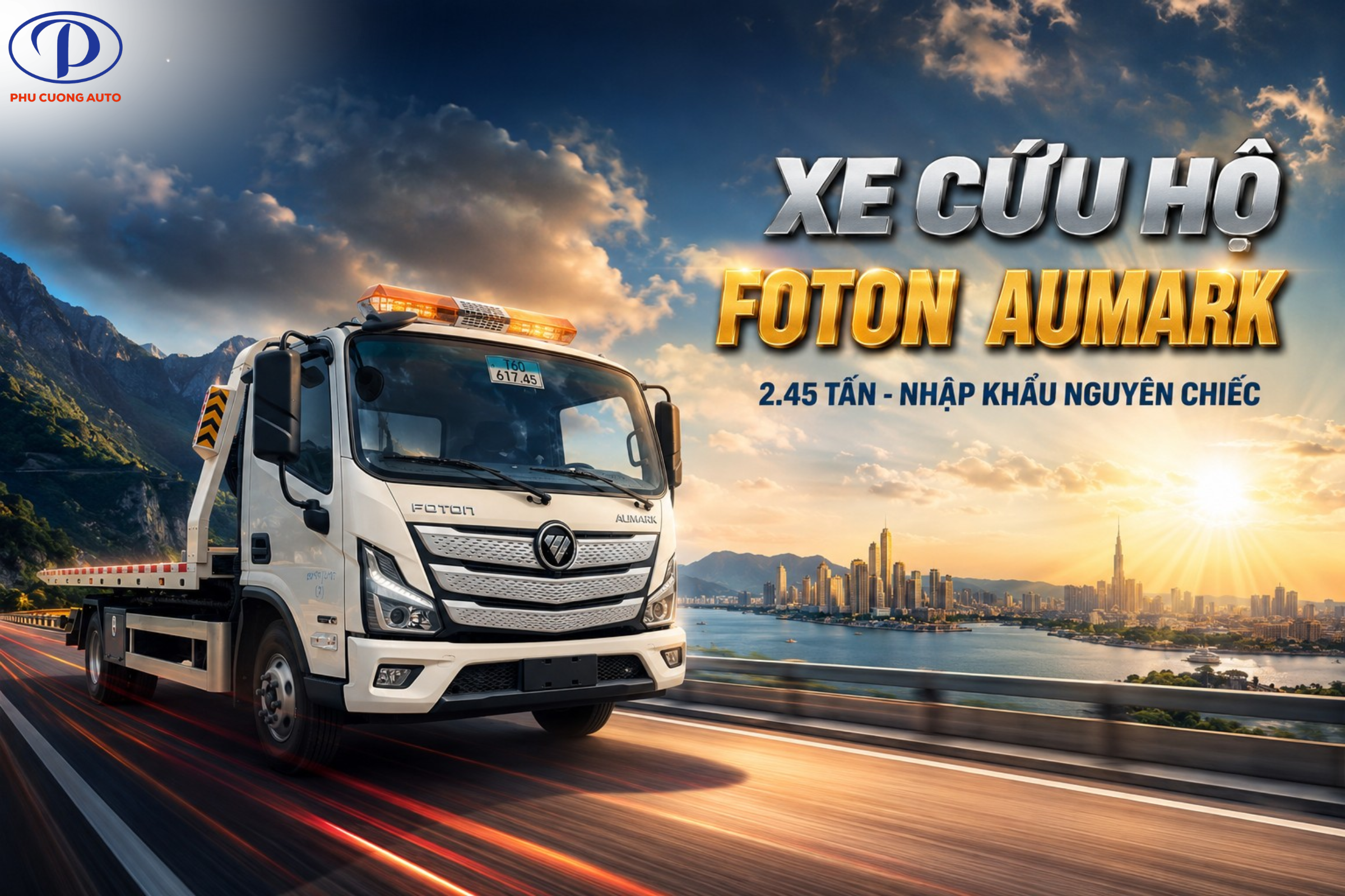 ưu điểm xe cứu hộ foton 2 chức năng 2.45 tấn