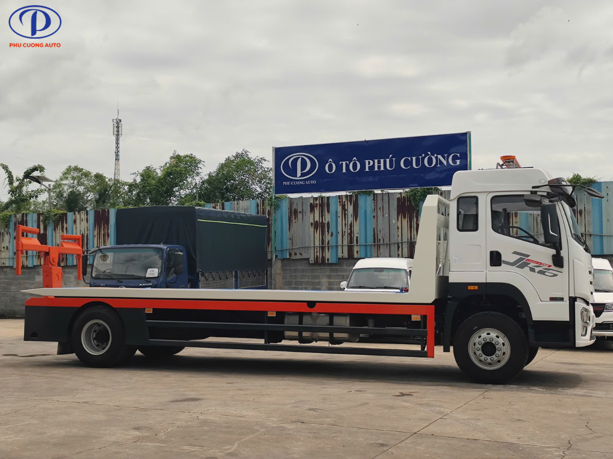 kích thước xe faw jk6 kéo chở xe