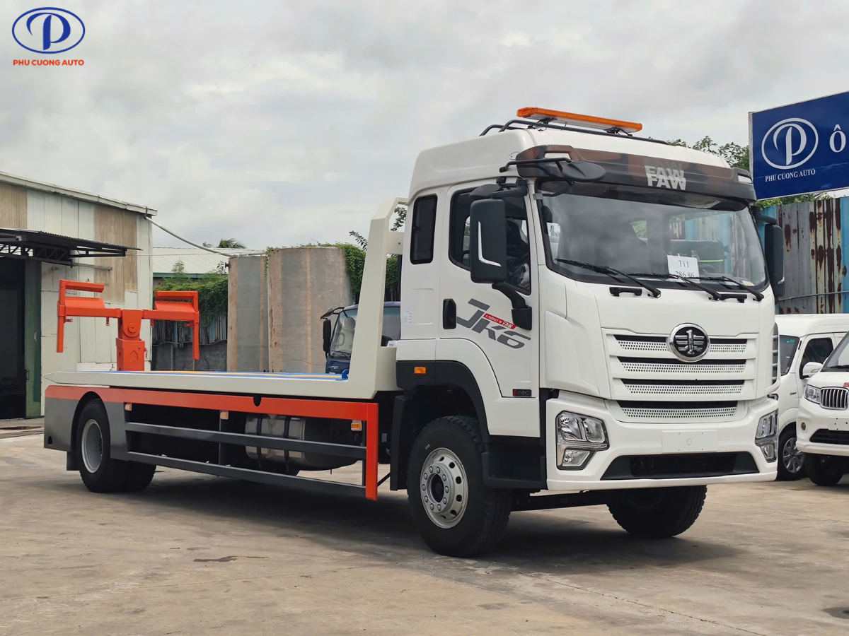 thiết kế ngoại thất xe kéo chở xe faw jk6