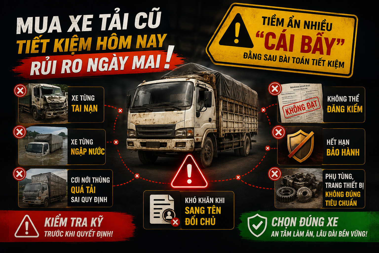 có nên mua xe tải cũ hay không