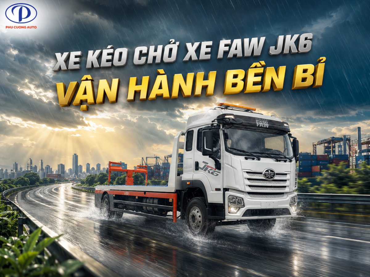 ưu điểm xe kéo chở xe faw jk6