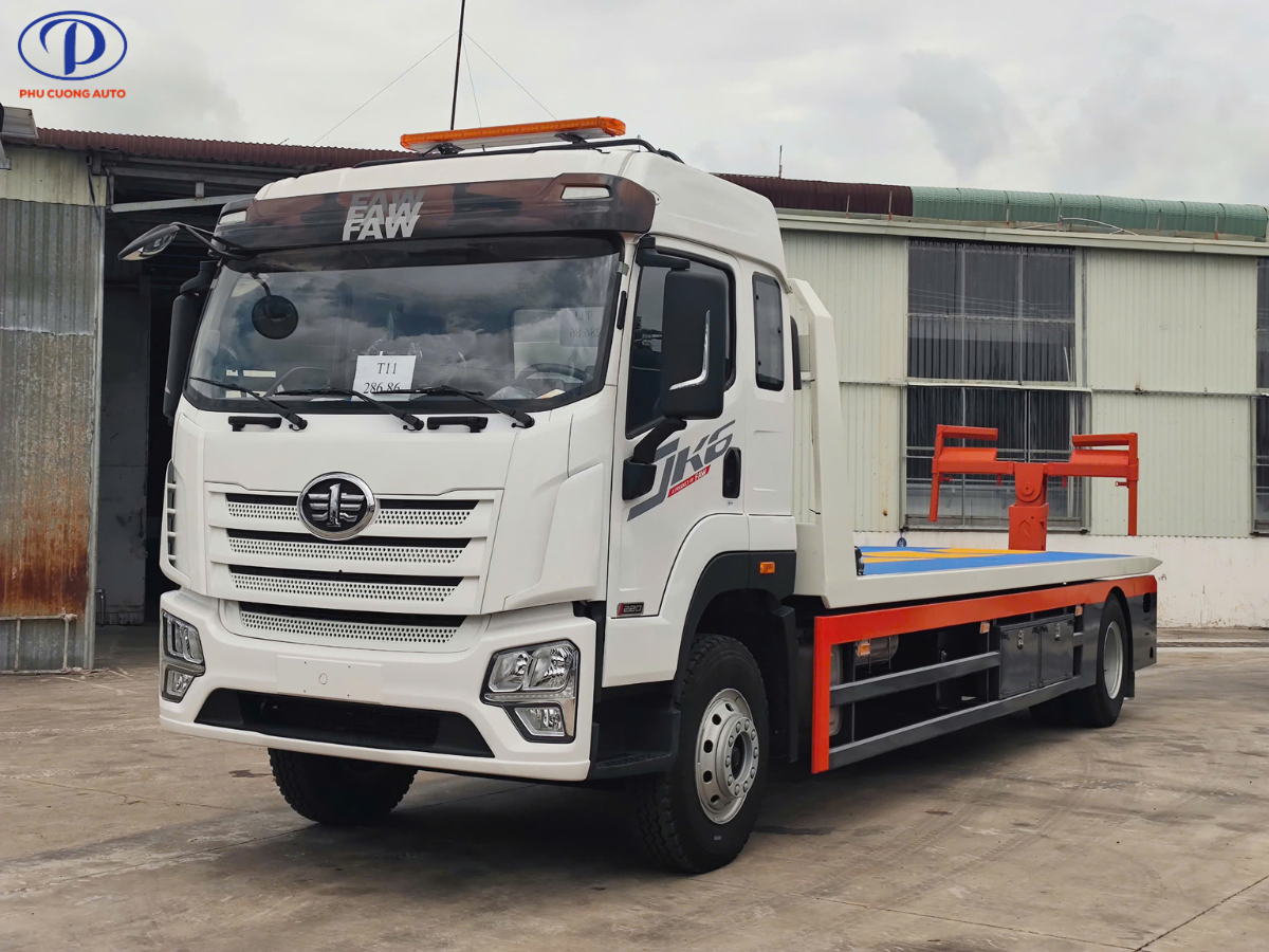 công dụng xe faw jk6 kéo chở xe 5.15 tấn