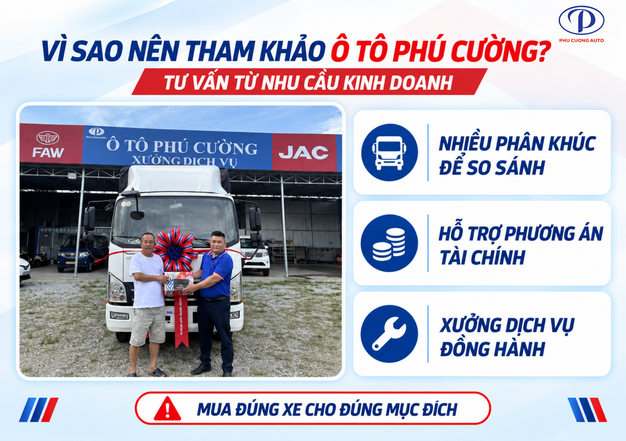 kinh nghiệm mua xe tải tại Bình Chánh