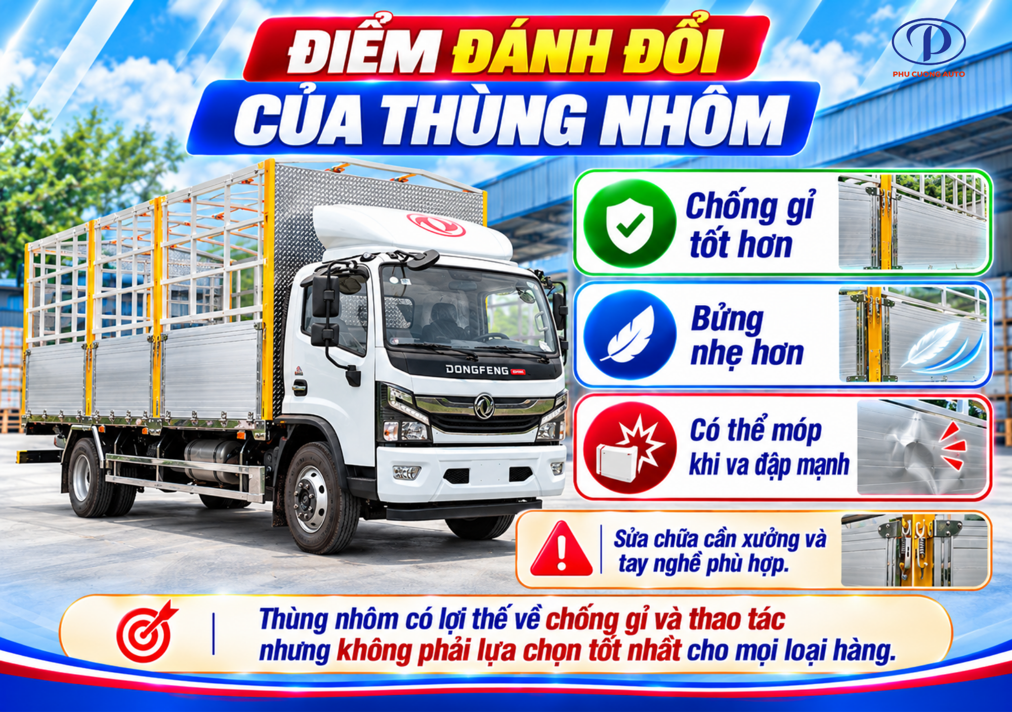 ưu nhược điểm thùng nhôm Captain C