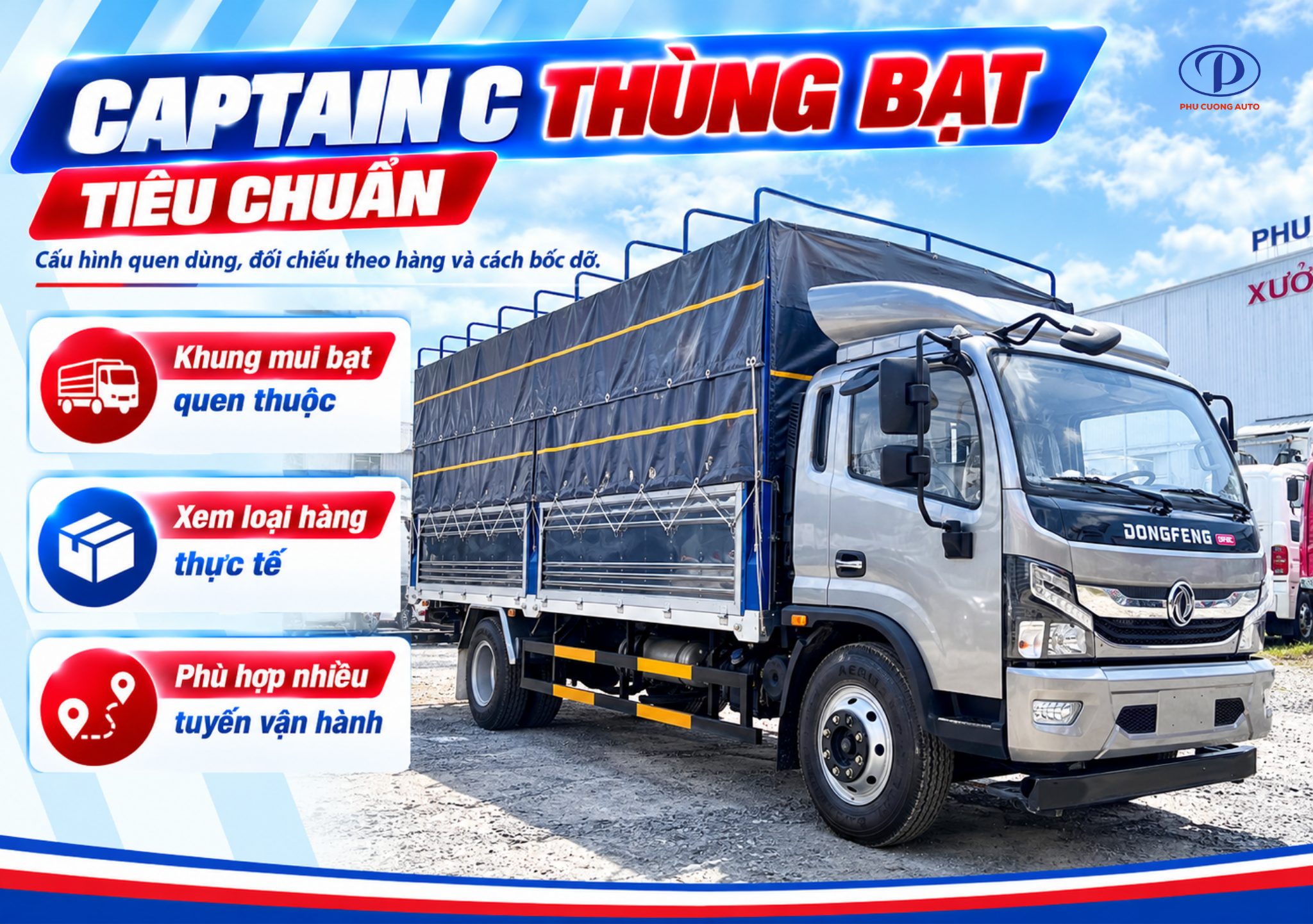 Dongfeng Captain C thùng sắt