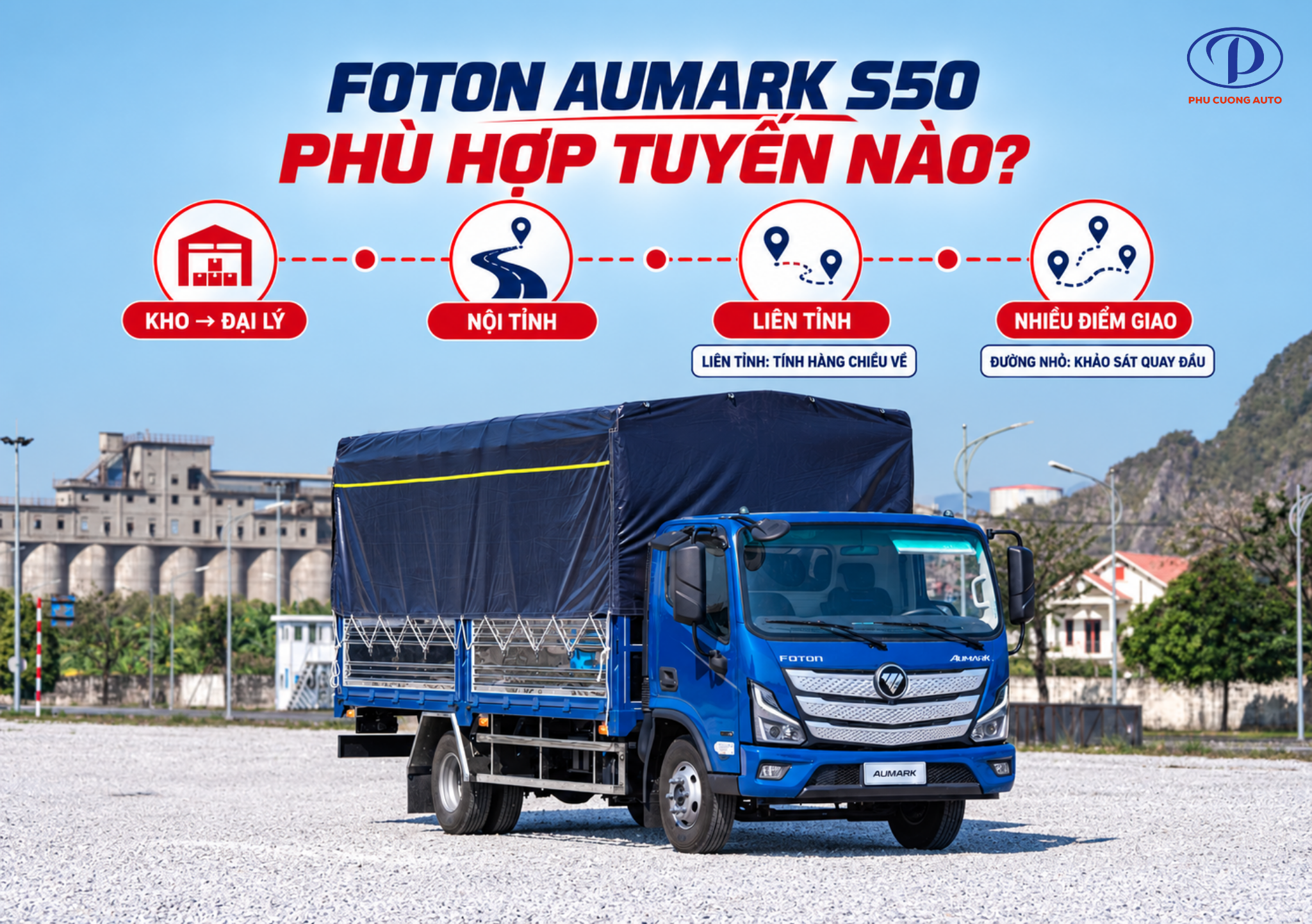 Foton Aumark S50 chạy tuyến nào