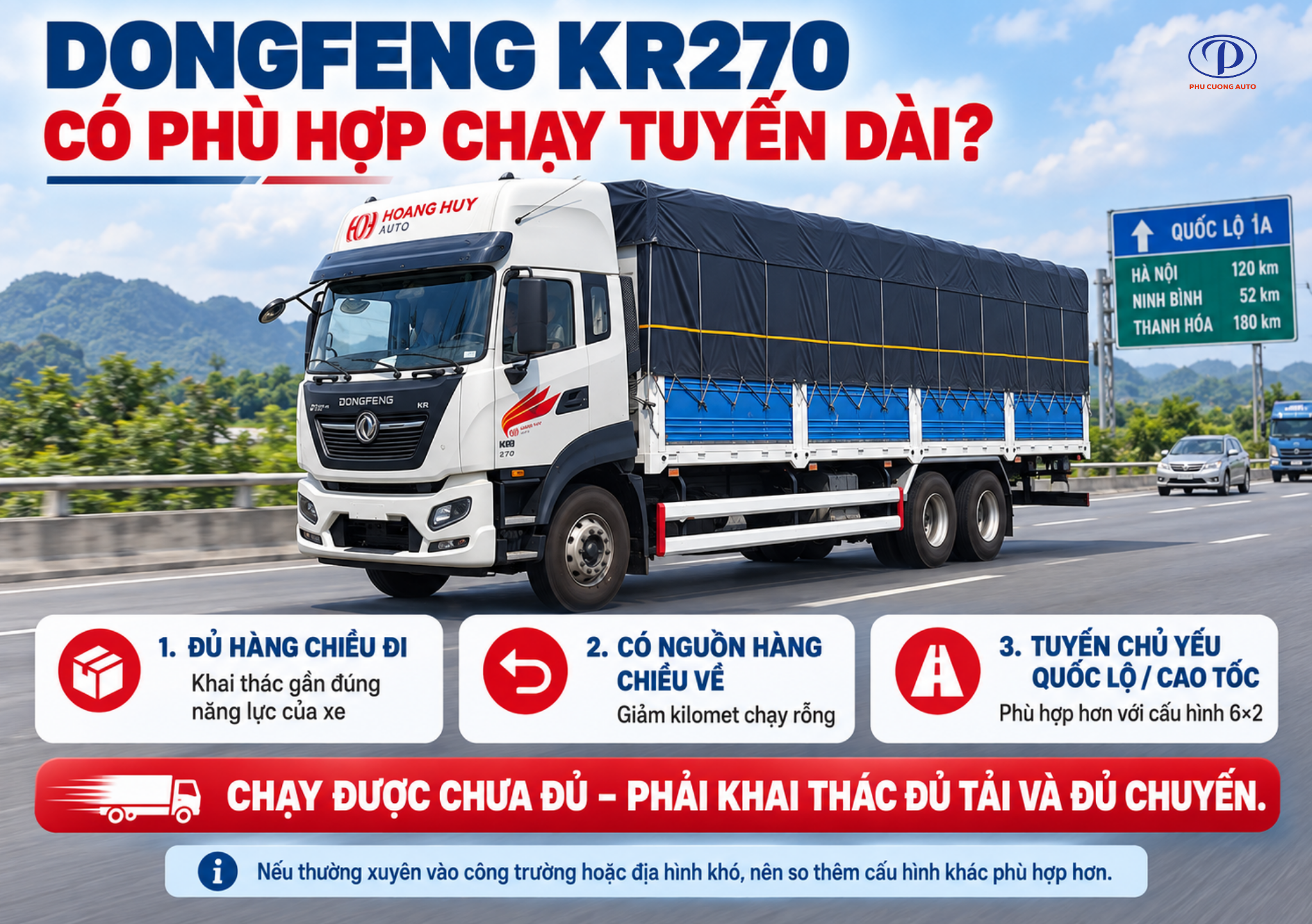 Dongfeng KR270 chạy đường dài