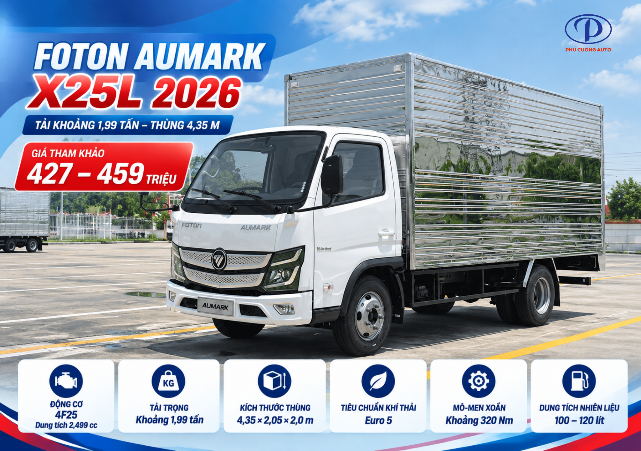 giá Foton X25L 2026