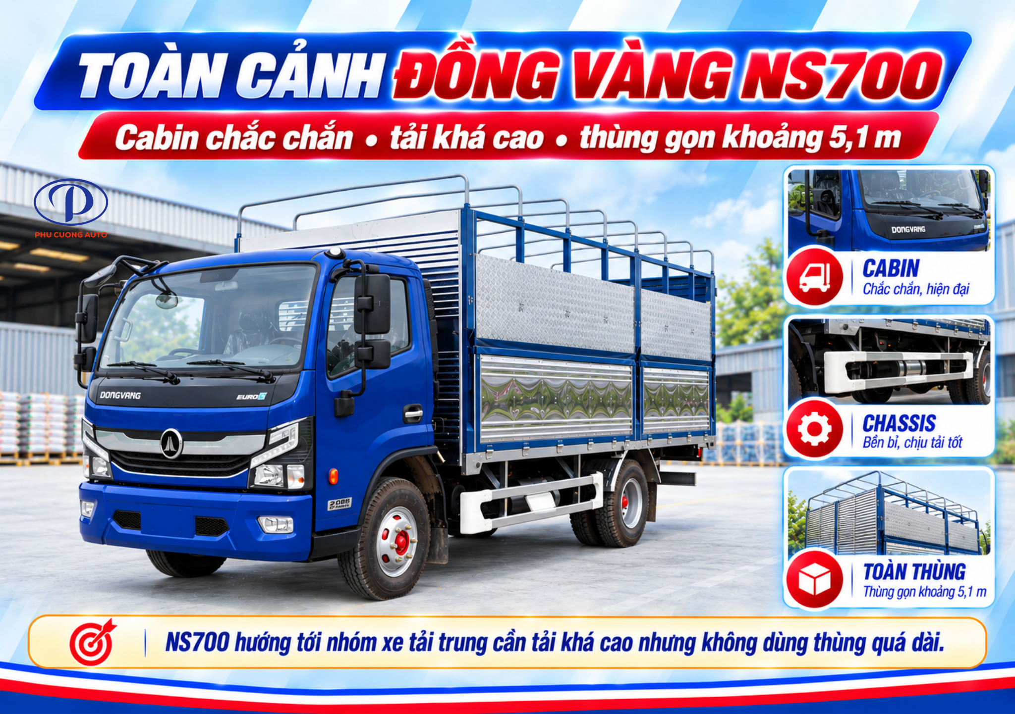 ngoại thất Đồng Vàng NS700