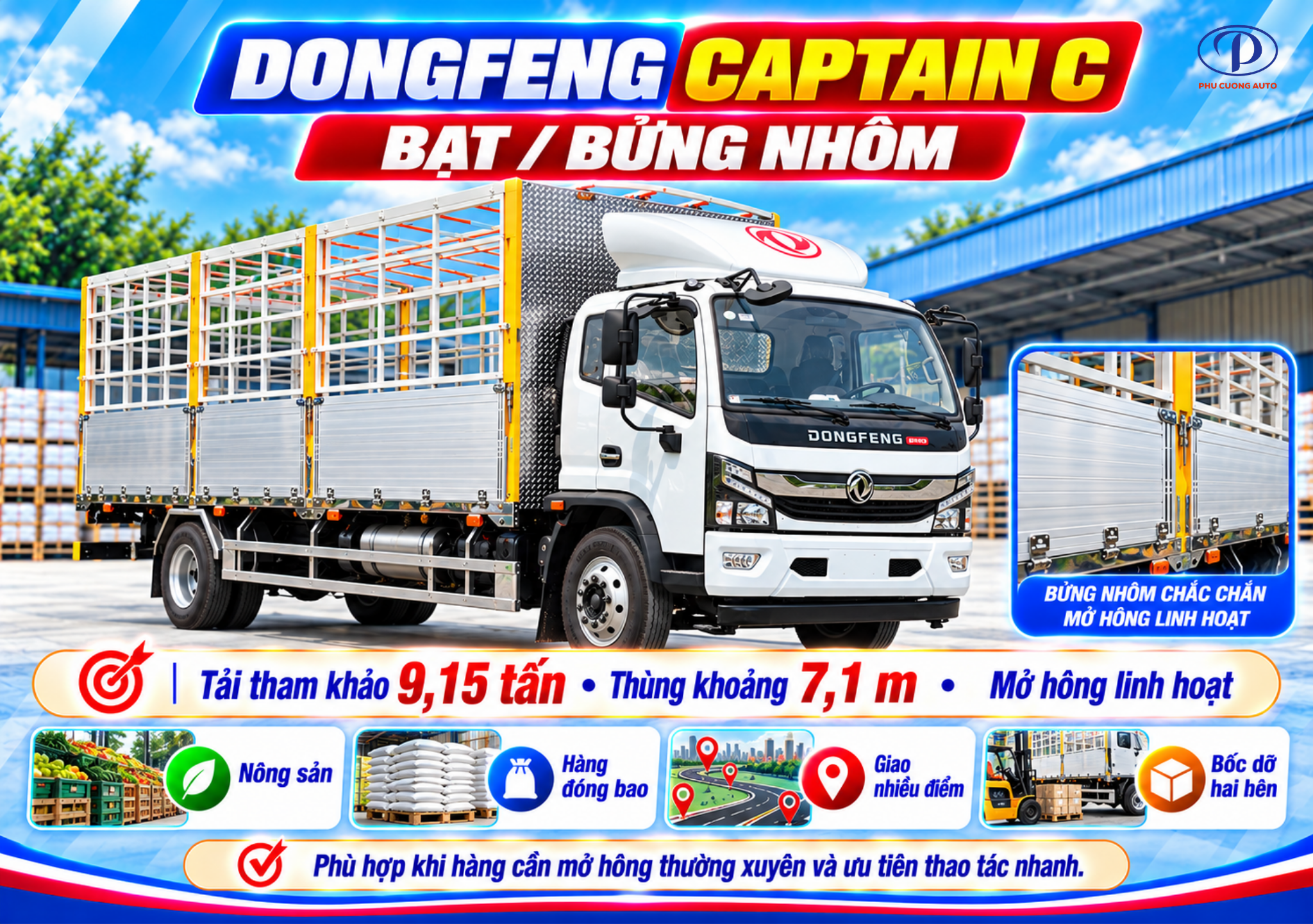 ngoại thất Dongfeng Captain C