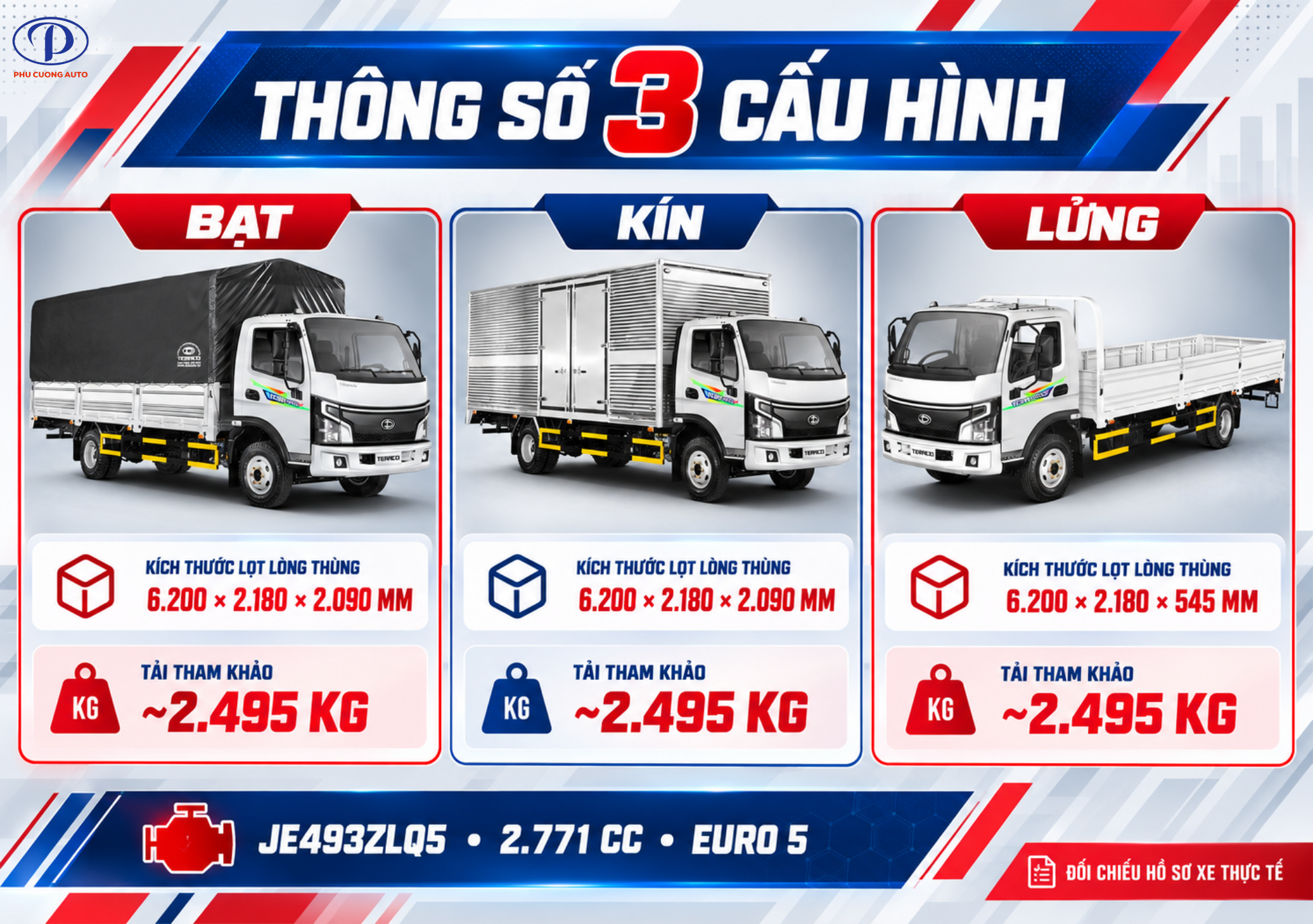 thông số Teraco 245SL Plus