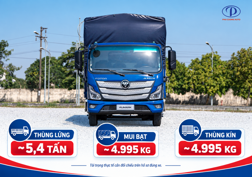 tải trọng Foton Aumark S50