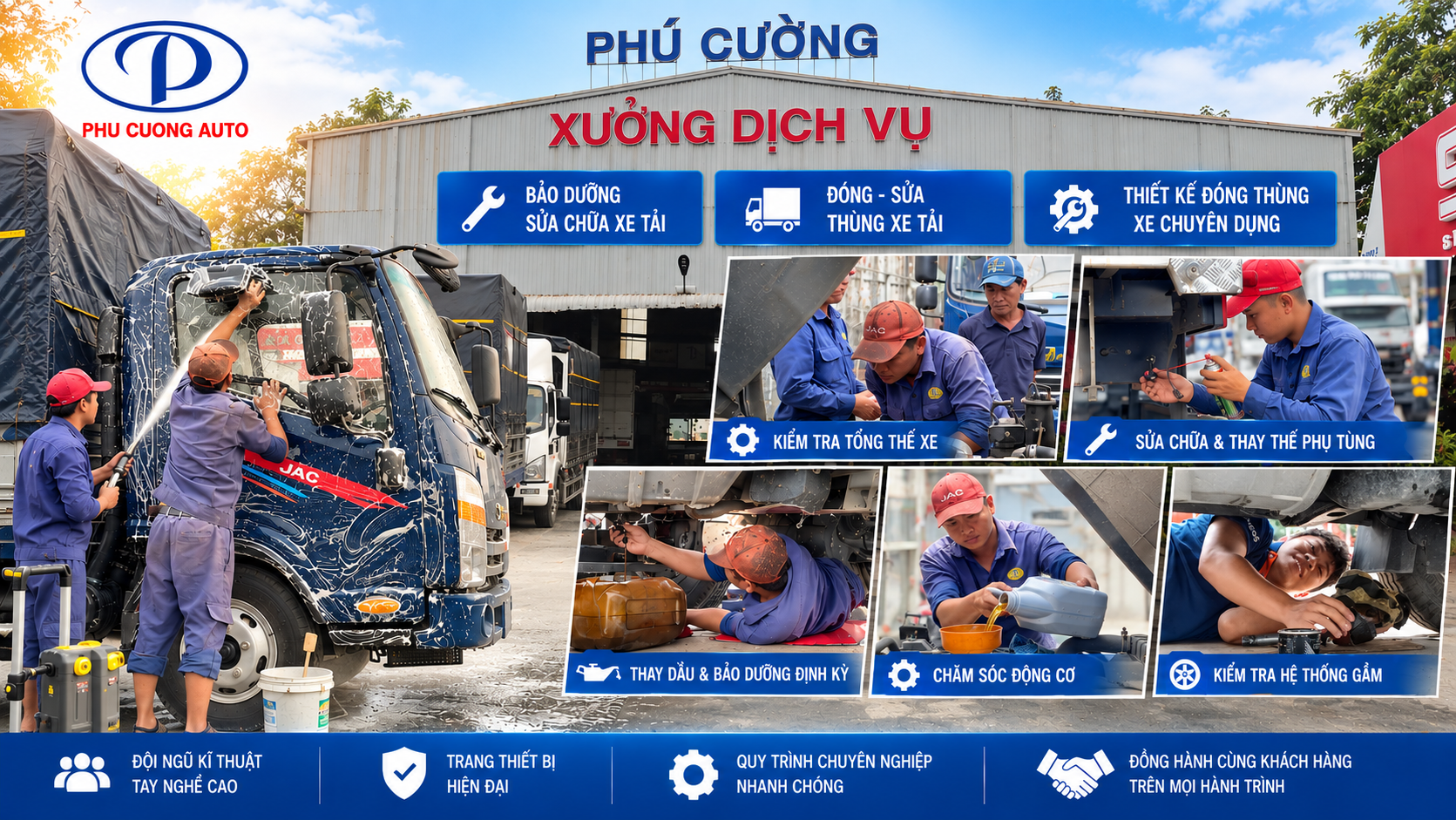dịch vụ ô tô phú cường