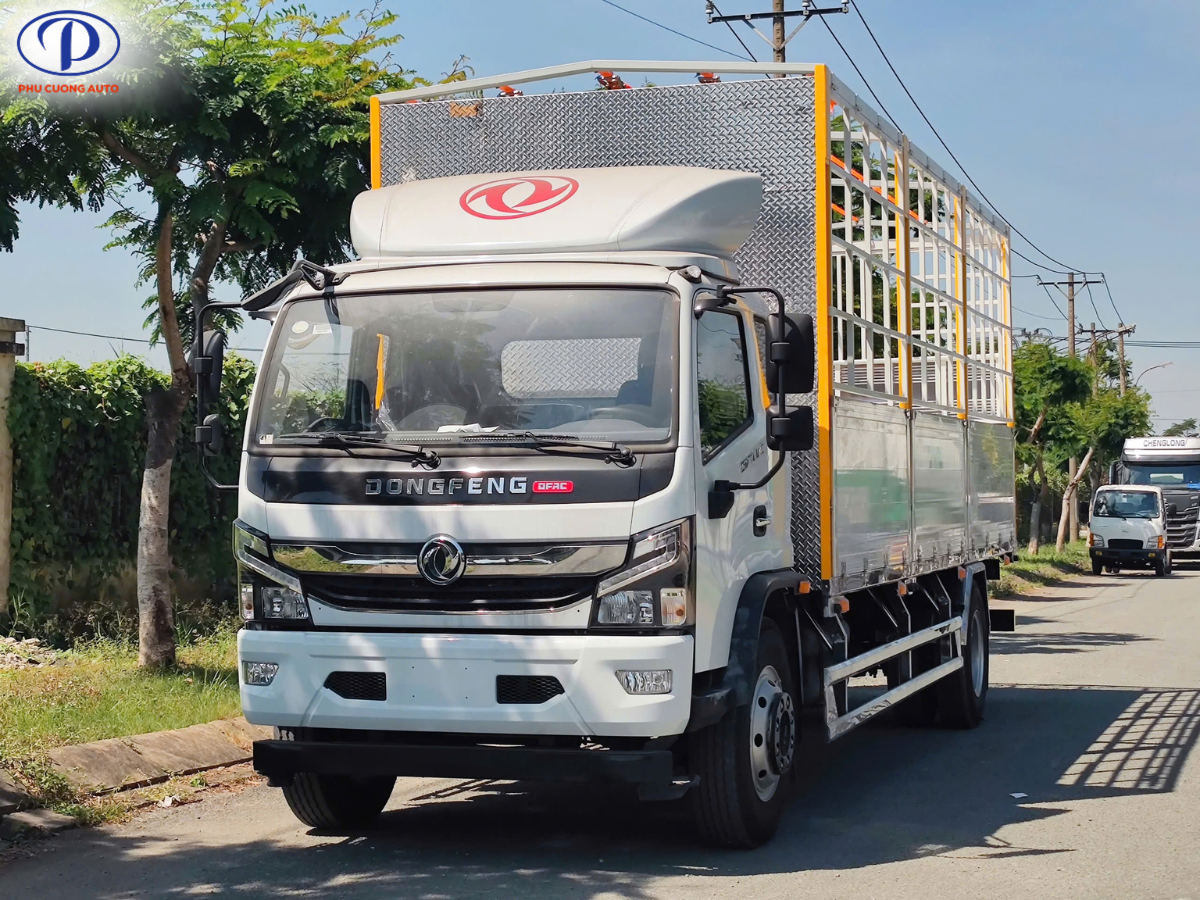 xe tải dongfeng captain c thùng bửng nhôm