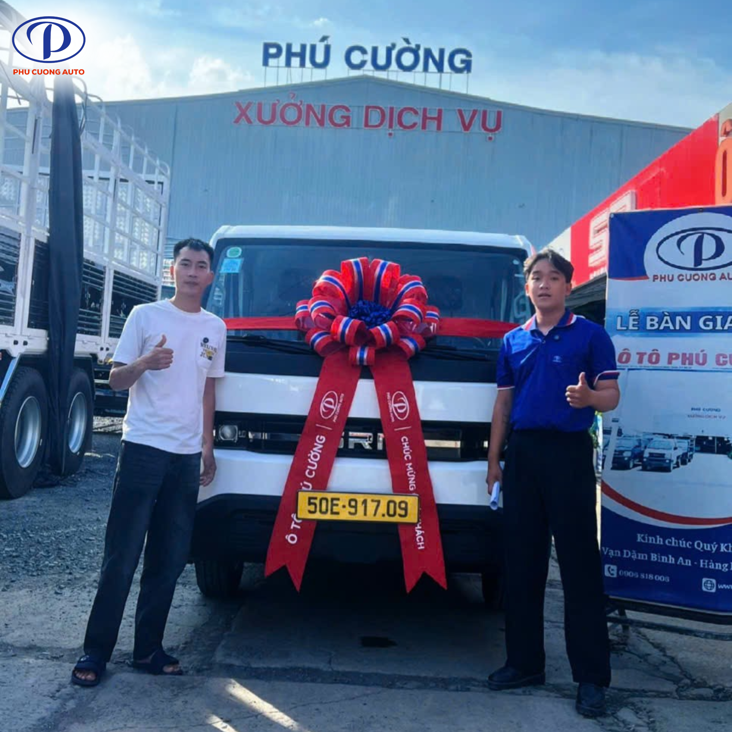 bàn giao xe van điện srm e60