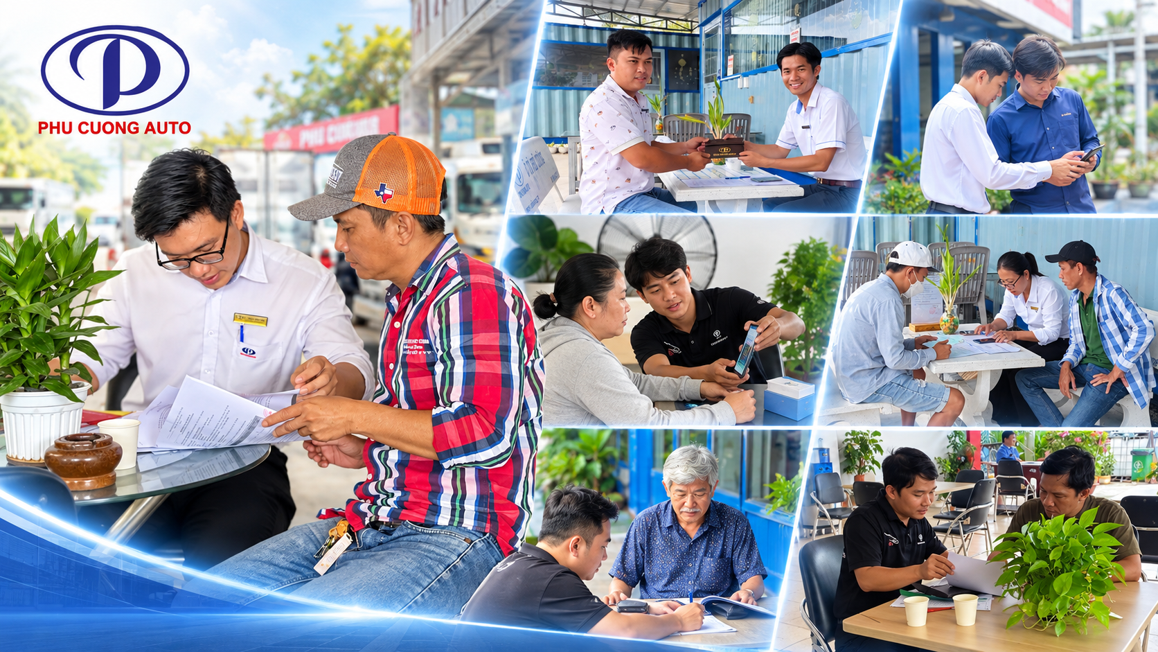 nhân viên ô tô phú cường hỗ trợ trả góp