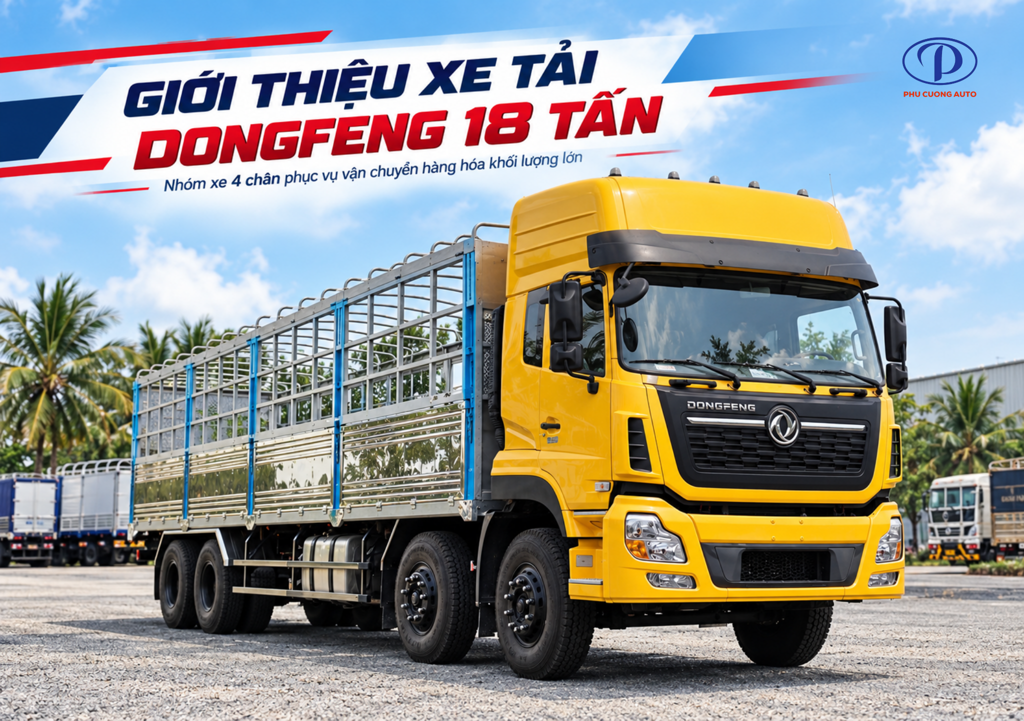 xe tải Dongfeng 18 tấn 4 chân
