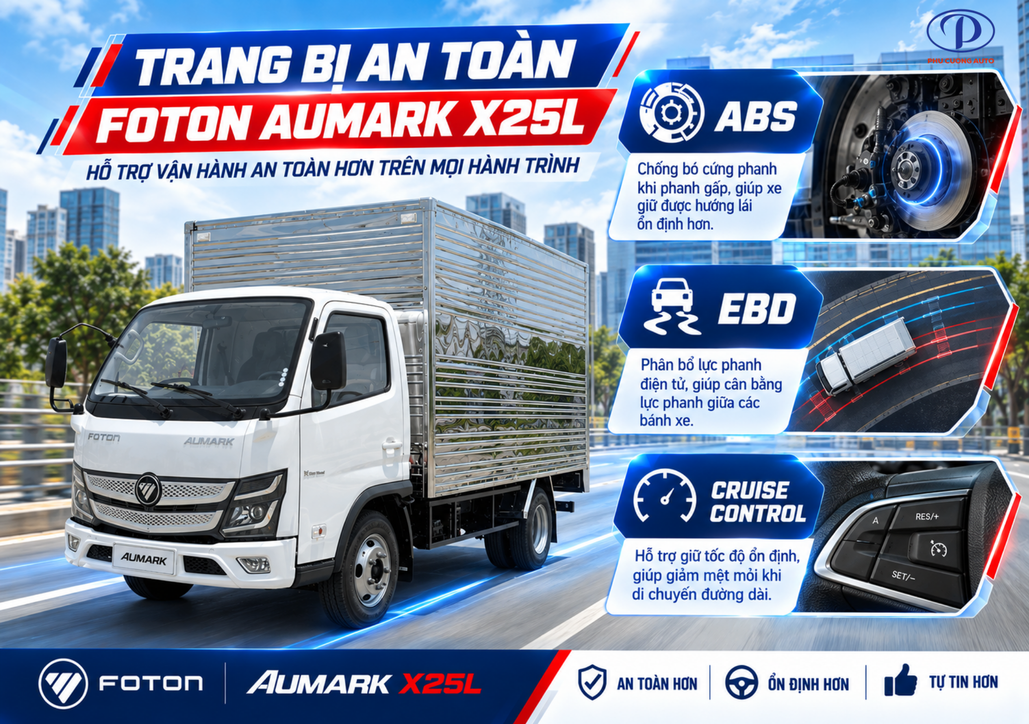 Foton X25L ABS EBD Cruise Control