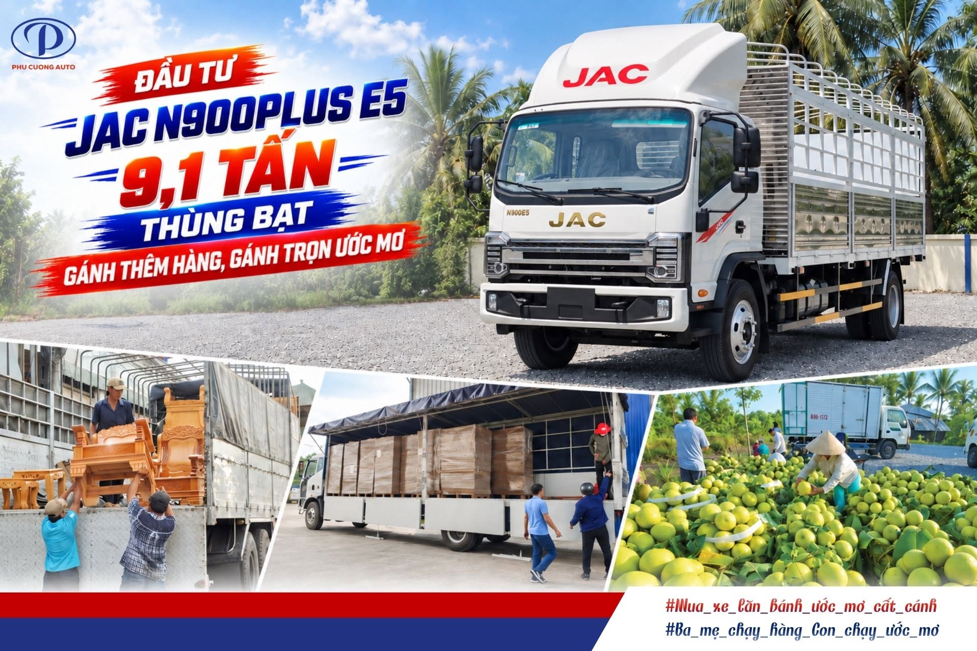 giá xe tải jac n900plus e5 
